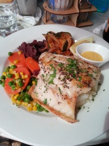 Grilled barramundi - available as a gf option!